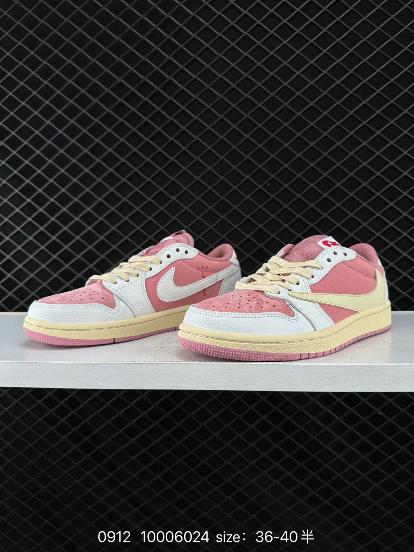 fragment design x Travis Scott x Nike Air Jordan 1 Low OG SP”Black/Green Toe“